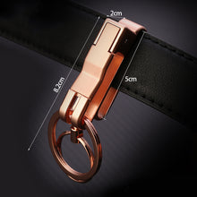 Load image into Gallery viewer, Aluminium Alloy Car Keychain Keyring Keychain Car Men's Waist Hanging Car Keychain Men Accessories
