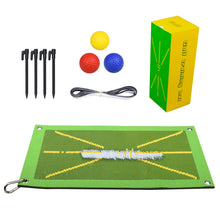Load image into Gallery viewer, Golf Swing Mat Hitting Batting Direction Mark Trace Indoor/Outdoor Home Garden Golf Swing Training Pad