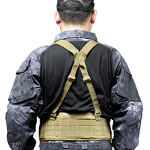 Load image into Gallery viewer, Tactical Molle Belt Men's Army Special Nylon military belt Convenient combat Girdle EAS H-shaped Adjustable Soft Padded