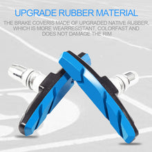 Load image into Gallery viewer, 1Pair Bicycle Silent Brake Pads Cycling V Brake Holder Pads Shoes Blocks Rubber Pad