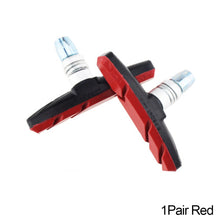 Load image into Gallery viewer, 1Pair Bicycle Silent Brake Pads Cycling V Brake Holder Pads Shoes Blocks Rubber Pad