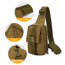 Load image into Gallery viewer, EDC Sports Bag Shoulder Bag Tactical Chest Bag Military Trekking Pack Crossbody Pack Assault Pouch For Hiking Cycling Campinga