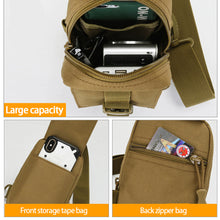 Load image into Gallery viewer, EDC Sports Bag Shoulder Bag Tactical Chest Bag Military Trekking Pack Crossbody Pack Assault Pouch For Hiking Cycling Campinga