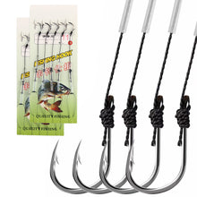 Load image into Gallery viewer, 3Bags/lot High Carbon Steel Fishing Hooks with 5 Small Hooks Rigs Swivel Fishing Lures Pesca Lure String Hooks 3#-13#