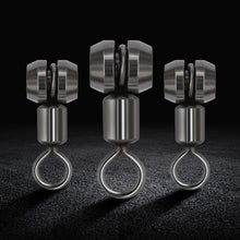 Load image into Gallery viewer, 10pcs/Package Cross Fishing Swivel Heavy Duty Ball Bearing Connector Rolling Solid Ring Hook Fish Tacke Accessories
