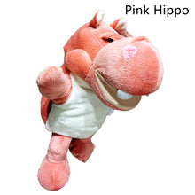 Load image into Gallery viewer, Animal Hand Puppet Cute Cartoon Toys Role Play Bedtime Story Props Soft Baby Play Lion Tiger Gorilla Giraffe Stuffed Plush Doll Children GIft