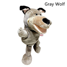 Load image into Gallery viewer, Animal Hand Puppet Cute Cartoon Toys Role Play Bedtime Story Props Soft Baby Play Lion Tiger Gorilla Giraffe Stuffed Plush Doll Children GIft