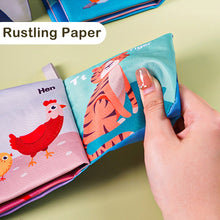 Load image into Gallery viewer, Baby Cloth Books Rustle Sound Infant Toys Early Development for Kids Learning Education Develop Cognize Reading Puzzle Book for Newborn 0-12 Months