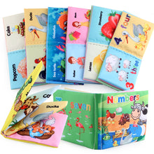 Load image into Gallery viewer, Baby Cloth Books Rustle Sound Infant Toys Early Development for Kids Learning Education Develop Cognize Reading Puzzle Book for Newborn 0-12 Months