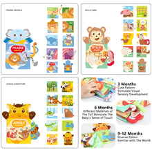 Load image into Gallery viewer, Hand Puppet Fabric Books Baby Cloth Book with Tail Early Development for Newborn Kids Learning Education Develop Cognize Reading Puzzle Book