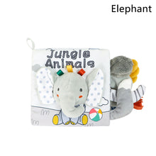 Load image into Gallery viewer, Baby Fabric Books Cloth Book Early Development for 0-12 Months Newborn Kids Learning Education Develop Cognize Animal Tails Reading Toy