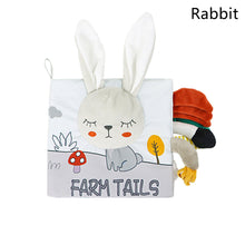 Load image into Gallery viewer, Baby Fabric Books Cloth Book Early Development for 0-12 Months Newborn Kids Learning Education Develop Cognize Animal Tails Reading Toy