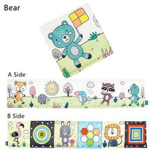 Load image into Gallery viewer, Baby Cloth Book Early Development for 0-12 Months Newborn Crib Toys High Contrast Black and White Montessori Learning Education Toy