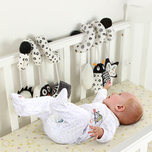 Load image into Gallery viewer, Baby Newborn Crib Toys Early Development for 0-12 Months High Contrast Black and White Montessori Learning Education Toy