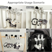Load image into Gallery viewer, Baby Newborn Crib Toys Early Development for 0-12 Months High Contrast Black and White Montessori Learning Education Toy