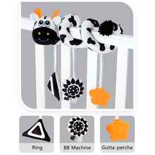 Load image into Gallery viewer, Baby Newborn Crib Toys Early Development for 0-12 Months High Contrast Black and White Montessori Learning Education Toy