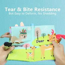 Load image into Gallery viewer, Baby Fabric Books Cloth Book Early Development for 0-12 Months Newborn Kids Learning Education Develop Cognize Animal Tails Reading Toy