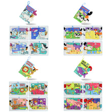 Load image into Gallery viewer, Baby Fabric Books Cloth Book Early Development for 0-12 Months Newborn Kids Learning Education Develop Cognize Animal Tails Reading Toy