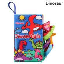 Load image into Gallery viewer, Baby Fabric Books Cloth Book Early Development for 0-12 Months Newborn Kids Learning Education Develop Cognize Animal Tails Reading Toy
