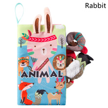 Load image into Gallery viewer, Baby Fabric Books Cloth Book Early Development for 0-12 Months Newborn Kids Learning Education Develop Cognize Animal Tails Reading Toy