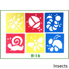 Load image into Gallery viewer, 6PCS/set DIY Children's Painting Template Child Educational Toys Stencil Suit Dinosaur Animal Car Drawing Board Montessori Drawing Toy