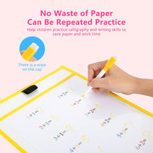 Load image into Gallery viewer, 1Bag+1Pen Set Transparent Dry Brush Bag Kids Drawing Board DIY Painting Doodle Coloring Learning Educational Toys For Children Gifts Puzzle Toys