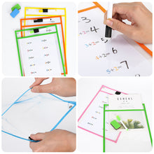 Load image into Gallery viewer, 1Bag+1Pen Set Transparent Dry Brush Bag Kids Drawing Board DIY Painting Doodle Coloring Learning Educational Toys For Children Gifts Puzzle Toys