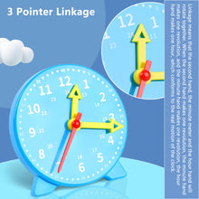 Load image into Gallery viewer, Children Montessori Clock Early Educational Toys Hour Minute Second Time Learning Cognition Colorful Clocks Toy Preschool Teaching Aids