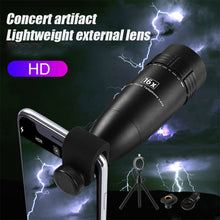 Load image into Gallery viewer, Outdoor Mobile Phone Lens Metal Telescope 16x Telephoto High-definition Camera External External Telescopic Lens