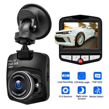 Load image into Gallery viewer, 2.4 inch Dash Cam Car Driver Video Recorder DVR 24H Full HD 1080P Rear View Camera Black Box Dashcam Loop Recording Night Vision