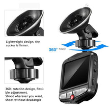 Load image into Gallery viewer, 2.4 inch Dash Cam Car Driver Video Recorder DVR 24H Full HD 1080P Rear View Camera Black Box Dashcam Loop Recording Night Vision
