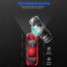 Load image into Gallery viewer, Car Driving Recorder Front And Rear Dual Lens Camera Angel Wide Vision Night DashCam Driving Parking Car DVR Reversing