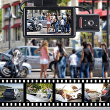 Load image into Gallery viewer, Car Driving Recorder Front And Rear Dual Lens Camera Angel Wide Vision Night DashCam Driving Parking Car DVR Reversing