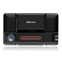 Load image into Gallery viewer, Three-lens Driving Recorder Hidden Front And Rear 3 Recording 4 Inch Car Inside And Outside Video Reversing Video Hd 1080p