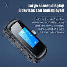 Load image into Gallery viewer, Bluetooth 5.1 Transmitter Receiver 2 in 1 Audio Adapter USB C Compatible for Switch/ PS4/PS5/ PC /Android phone