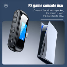 Load image into Gallery viewer, Bluetooth 5.1 Transmitter Receiver 2 in 1 Audio Adapter USB C Compatible for Switch/ PS4/PS5/ PC /Android phone