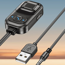 Load image into Gallery viewer, Wireless Audio Transmitter Receiver Siri Voice Assistant 3.5MM AUX USB Adapter Bass Bluetooth 5.1 Handsfree Car Kit