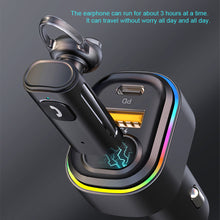Load image into Gallery viewer, Car Wireless Bluetooth In-Ear Voice Control Headphones Noise Reduction PD Car Charger Car Fast Charger