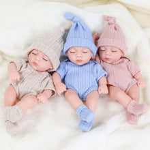 Load image into Gallery viewer, 20cm/7inch Vinyl Reborn Dolls Baby Reborn Toys Waterproof Washable Baby Doll Cute Mini Reborn Doll For Girls Birthday Gift