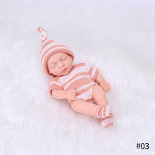 Load image into Gallery viewer, 20cm/7inch Vinyl Reborn Dolls Baby Reborn Toys Waterproof Washable Baby Doll Cute Mini Reborn Doll For Girls Birthday Gift
