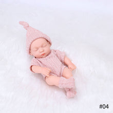 Load image into Gallery viewer, 20cm/7inch Vinyl Reborn Dolls Baby Reborn Toys Waterproof Washable Baby Doll Cute Mini Reborn Doll For Girls Birthday Gift