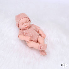 Load image into Gallery viewer, 20cm/7inch Vinyl Reborn Dolls Baby Reborn Toys Waterproof Washable Baby Doll Cute Mini Reborn Doll For Girls Birthday Gift