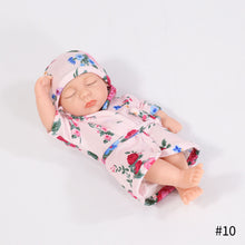Load image into Gallery viewer, 20cm/7inch Vinyl Reborn Dolls Baby Reborn Toys Waterproof Washable Baby Doll Cute Mini Reborn Doll For Girls Birthday Gift