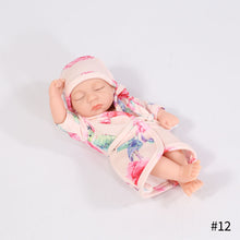 Load image into Gallery viewer, 20cm/7inch Vinyl Reborn Dolls Baby Reborn Toys Waterproof Washable Baby Doll Cute Mini Reborn Doll For Girls Birthday Gift
