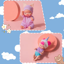 Load image into Gallery viewer, 3.5inch PVC Reborn Dolls Baby Reborn Toys Waterproof Washable Baby Doll Cute Mini Reborn Doll For Girls Birthday Gift