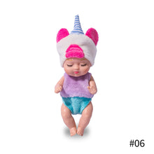 Load image into Gallery viewer, 3.5inch PVC Reborn Dolls Baby Reborn Toys Waterproof Washable Baby Doll Cute Mini Reborn Doll For Girls Birthday Gift