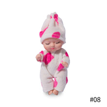 Load image into Gallery viewer, 3.5inch PVC Reborn Dolls Baby Reborn Toys Waterproof Washable Baby Doll Cute Mini Reborn Doll For Girls Birthday Gift