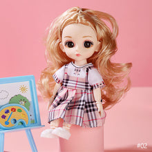 Load image into Gallery viewer, 17cm Princess BJD Doll with Clothes and Shoes Movable 13 Joints Change Clothes Cute Sweet Face Girl Gift Child Toys