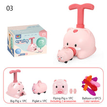 Load image into Gallery viewer, Power Balloon Launch Tower Car Toy Education Inertia Air Power Balloon Car Puzzle Fun Science Experiment Toy for Children Gift