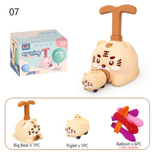 Load image into Gallery viewer, Power Balloon Launch Tower Car Toy Education Inertia Air Power Balloon Car Puzzle Fun Science Experiment Toy for Children Gift